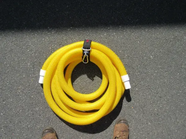50′ Long Heavy Duty Armor Vacuum Hose